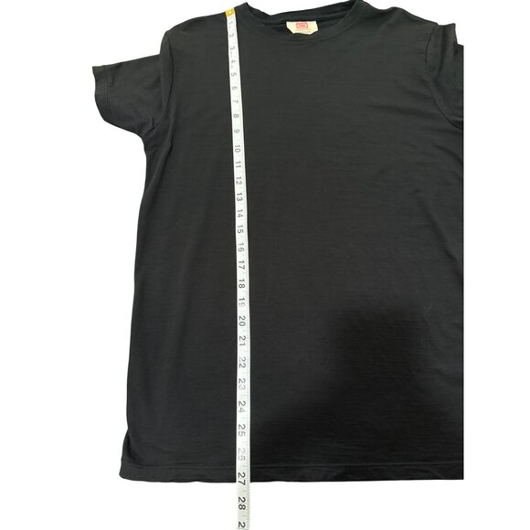 IO BioCompatibles Black T-Shirt Ride Wool Short Sleeve Base-Layer Top Men Size M - Picture 6 of 8